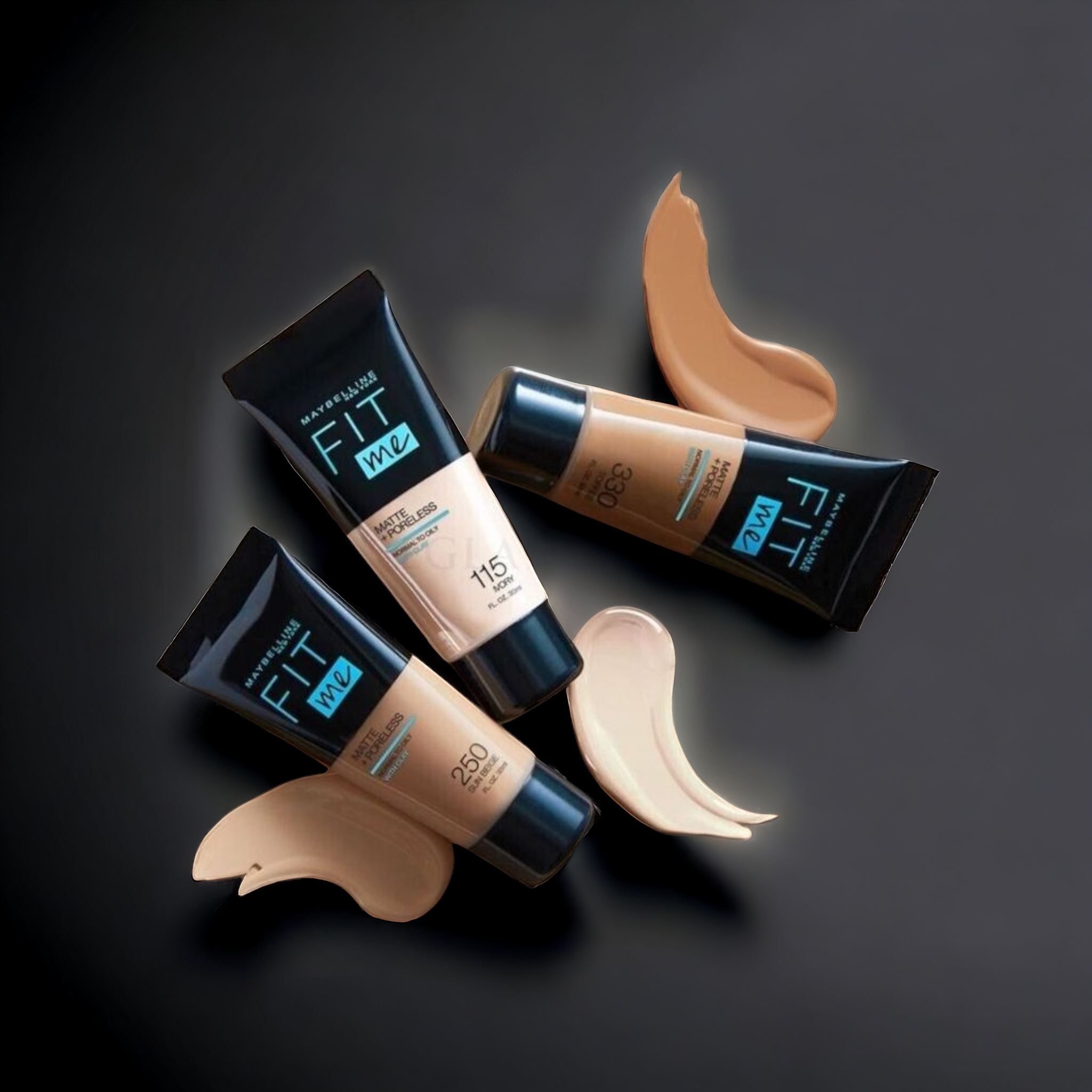 ORIGINAL FIT ME SET Foundation & Liquid make up & concealer & powder 3in1