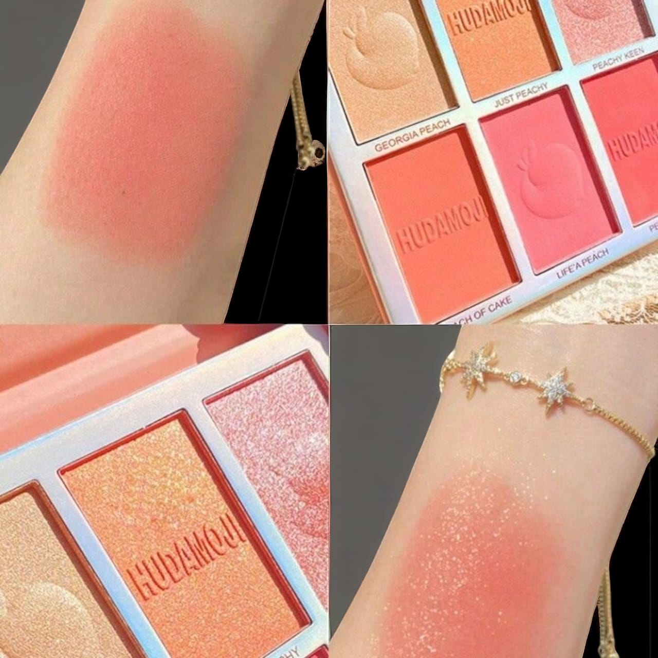 HUDAMOJI - Bellini Blush And Highlighter Palette