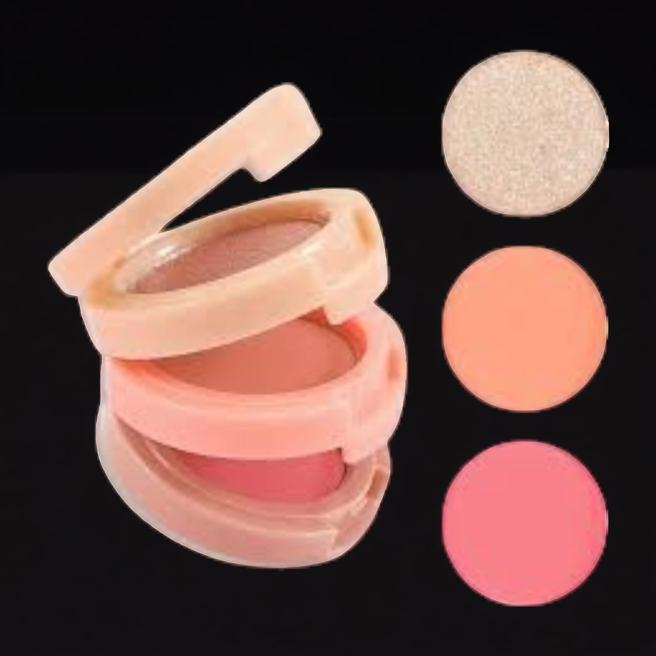 Mocallure 3 in 1 Traveler Blush and Highlighter Mini