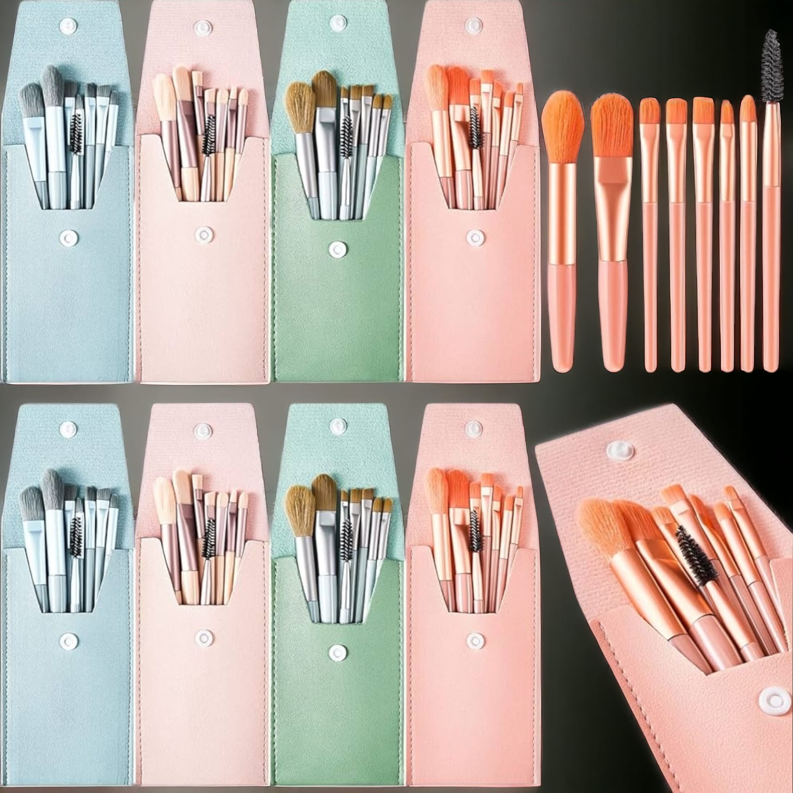 Zoeva Soft 8 Brushes Set with pouch